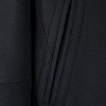 Cappotto peacoat in lana nera tasca
