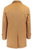 Load image into Gallery viewer, Cappotto trench in lana cammello retro