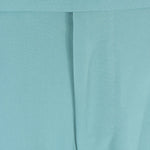 Pantalone con fibbie laterali in jersey verde acqua patta