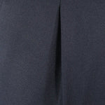 Pantalone con pince in lana blu notte pince