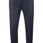 Pantalone in flanella di lana blu