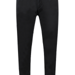 Pantalone in cotone tinto in capo nero