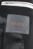 Load image into Gallery viewer, Giacca in tela di lana nera con profilo brand