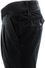 Load image into Gallery viewer, Pantalone con due pinces in velluto liscio nero lato