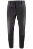 Pantalone con elastico sartoriale in lana nera