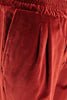 Carica l&#39;immagine nel visualizzatore Galleria, Pantalone con elastico in vita in velluto liscio coccio pince