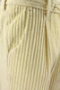 Carica l&#39;immagine nel visualizzatore Galleria, Pantalone con pince e coulisse in velluto a coste panna pince