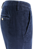 Load image into Gallery viewer, Pantalone in velluto millerighe blu profilo